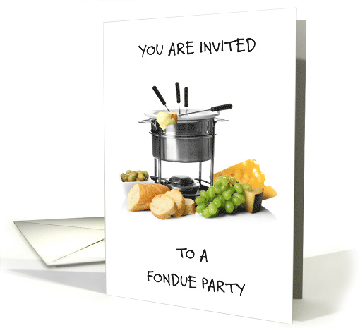 Cheese Fondue Party Invitation card (1807174)