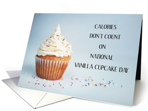 Natioanl Vanilla Cupcake Day November 10th card (1808082)