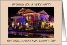 National Christmas Lights Day December 1st card