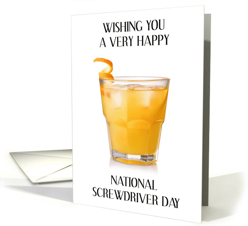 National Screwdriver Day December 14th card (1812562)