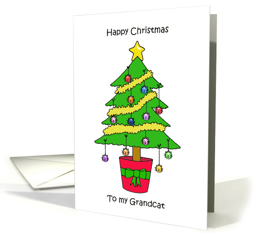 Happy Christmas to my Grandcat card (1812678)