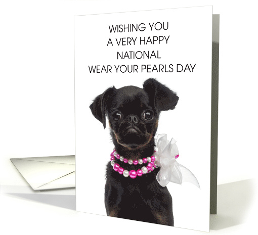 National Wear Your Pearls Day December 15th card (1812884)