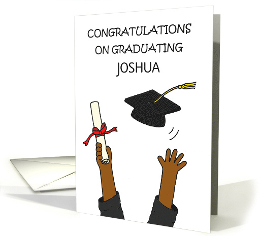 Congratulations on Graduating to Personalize Any Name card (1813340)