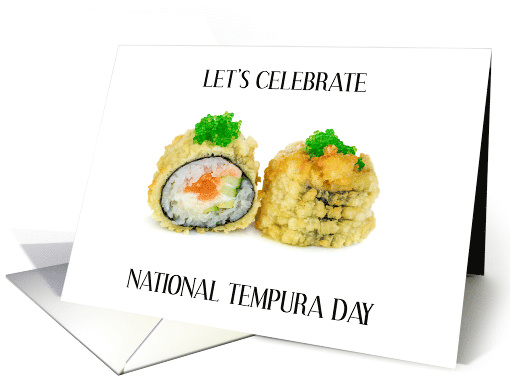 National Tempura Day January 7th card (1816466)