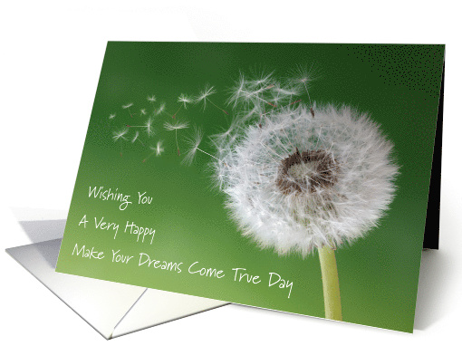 Make Your Dreams Come True Day January 13th card (1816638)