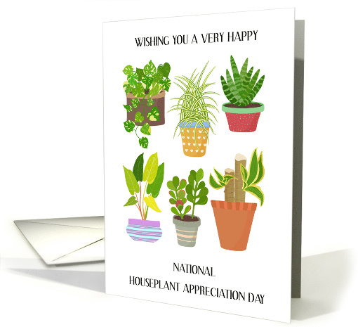 National Houseplant Appreciation Day January 10th card (1816648)