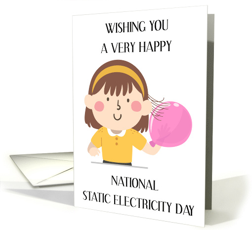 National Static Electricity Day January 9th card (1816808)