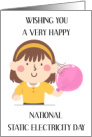 National Static Electricity Day January 9th card