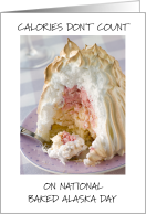 National Baked Alaska Day February 1st card