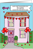 First Valentine’s Day as a Couple for Daughter and Son in Law card