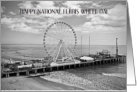 National Ferris Wheel Day Fair Seaside Pier card