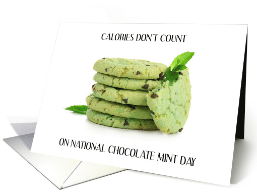National Chocolate Mint Day February 19th card (1826530)
