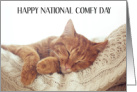 National Comfy Day February 20th card