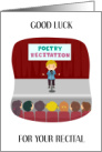 Good Luck for Poetry Recital card