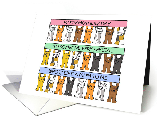 Happy Mother's Day to Someone Who is Like a Mum card (1831298)