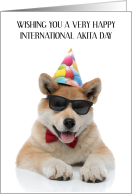 International Akita Day March 8th card