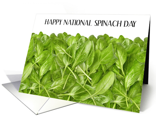 National Spinach Day March 26th card (1834680)