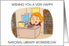 National Library Workers Day April 9th card