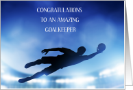 Congratulations to Soccer Goalkeeper card