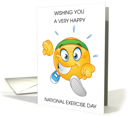 Happy National Exercise Day April 18th card (1840376)