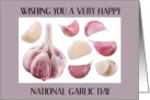 National Garlic day April 19th card