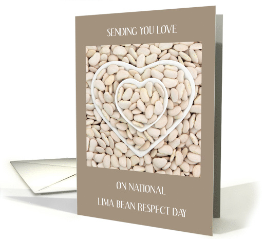 National Lima Bean Respect Day April 20th card (1841486)