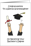 Congratulations Granddaughter On Receiving Bachelors Degree card