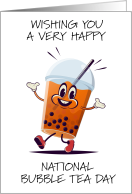 National Bubble Tea Day April 30th card