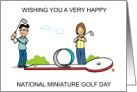 National Miniature Golf Day May card