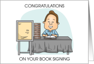 Congratulations on Book Signing card