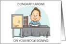 Congratulations on Book Signing card