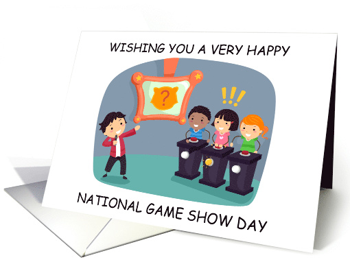 National Game Show Day June 1st card (1853230)