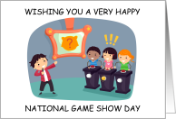National Game Show Day June 1st card