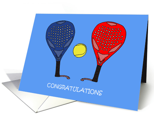 Congratuations Padel Tennis card (1855512)