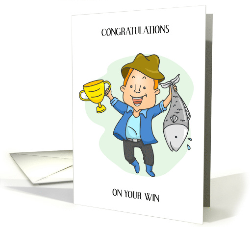 Congratulations on Win in Fishing Tournament card (1855824)
