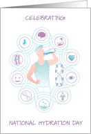 National Hydration Day June 23rd card