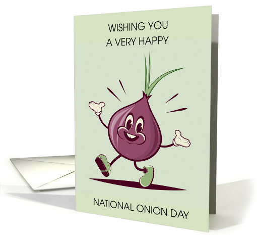 National Onion Day June 27th card (1860790)