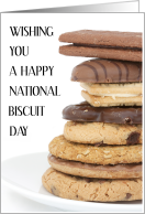 Happy National Biscuit Day May 29th UK card