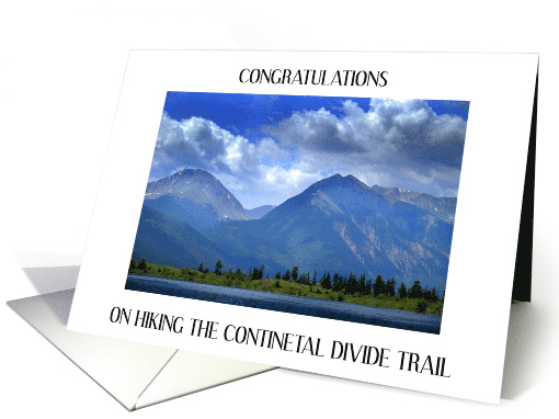 Congratulations On Hiking the Continental Divide Trail card (1864624)