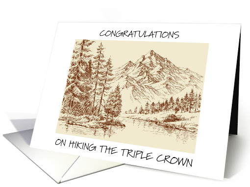 Congratulations On Hiking the Triple Crown card (1864626)