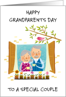 Grandparents Day Like Grandparents to Me card