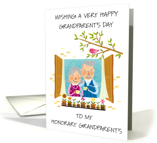 Happy Grandparents Day to Honorary Grandparents card (1871800)