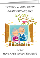 Happy Grandparents Day to Honorary Grandparents card
