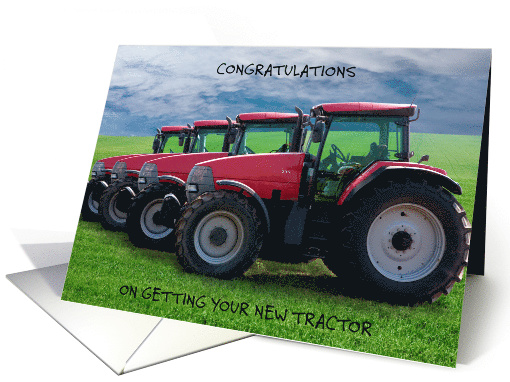 Congratulations On New Tractor card (1878600)