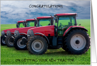 Congratulations On New Tractor card