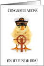 Congratulations New Boat card