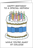 Happy Birthday Nephew Away at College card