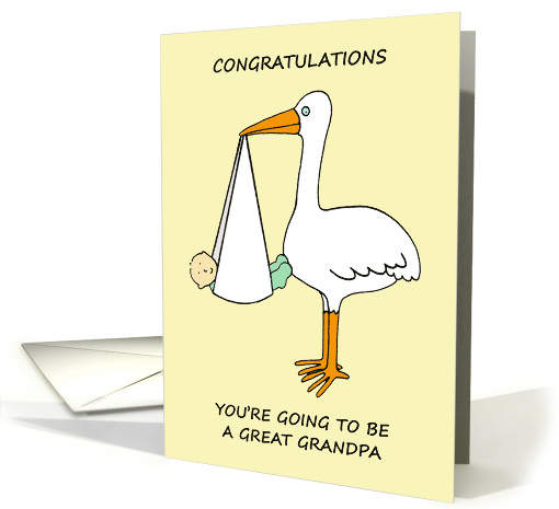 Congratulations a You're Going to Be a Great Grandpa card (1881938)