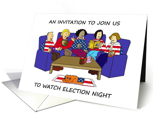 Invitation to Election Night Watch card (1882840)