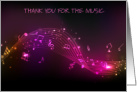 Thank You for the Music card